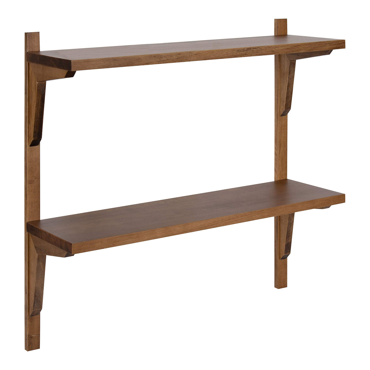 Kate and Laurel Meridien Farmhouse Wood Shelves, 24 x 8 x 24 - Image 1