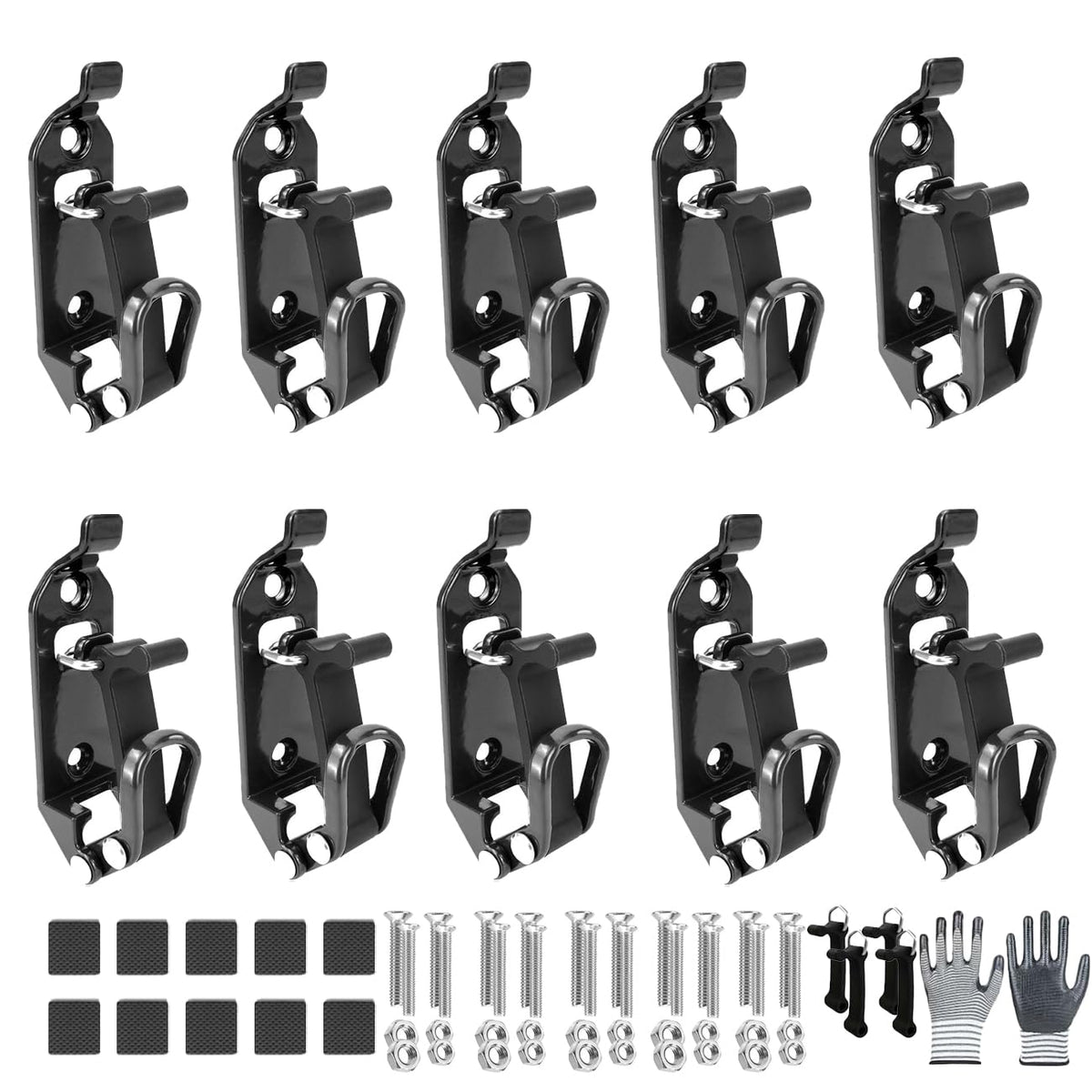 Heavy Duty Metal Rubber Shovel Mount Kit, Shovel Holder for Truck - Image 1