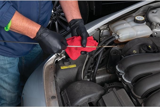 Performance Tool W89011 Medium Black Nitrile Gloves Medium