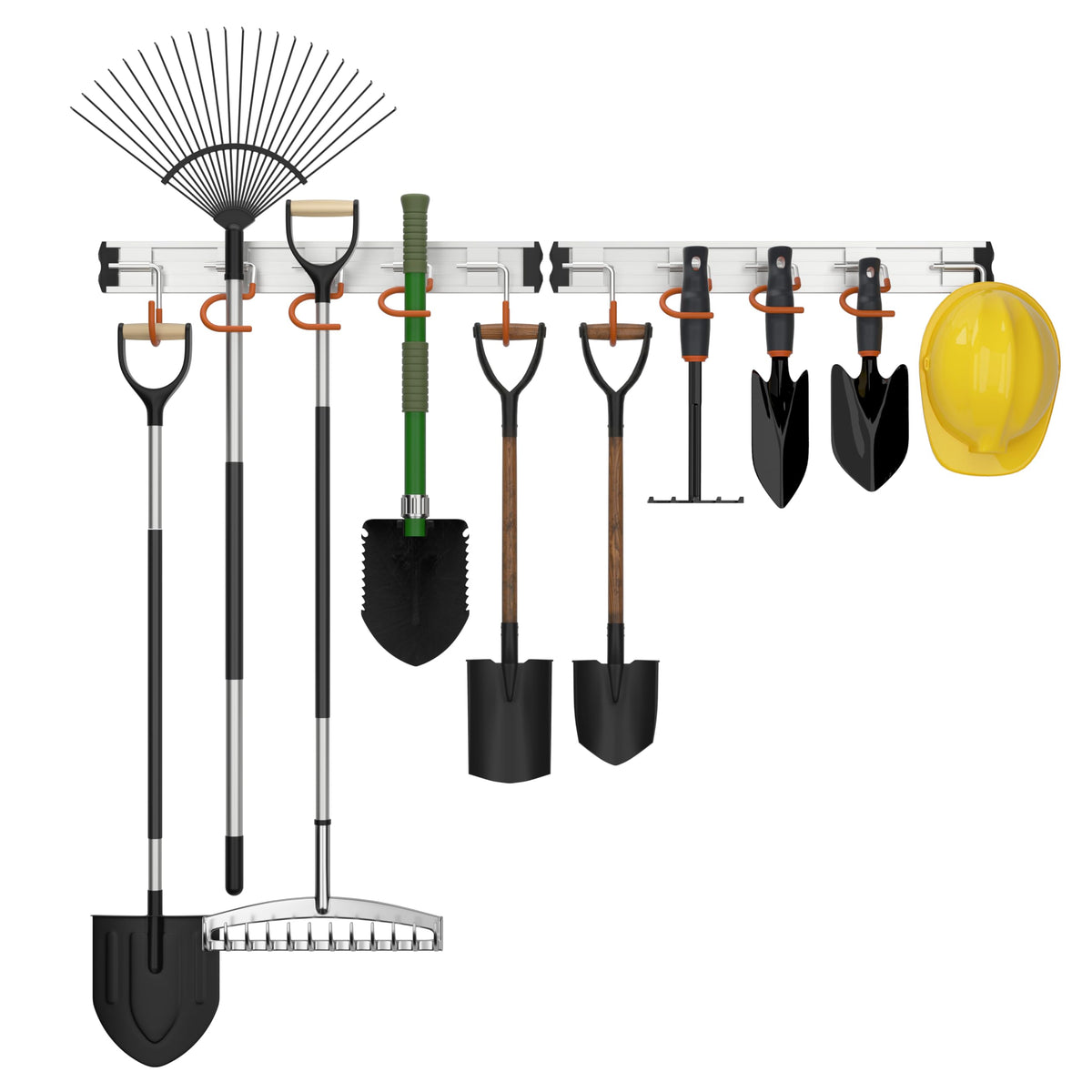 HUPBIPY 34.5'' Aluminum Alloy Garden Tool Organizer Wall - Image 1