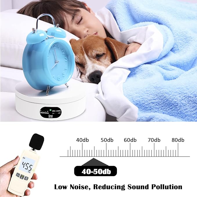 YVV Motorized Rotating Display Stand, Turner for Tumblers with Adjustable Speed Roller, 360° Automatic Mute Spin Turntable Photography Display, Tumbler Spinner Products and Show Electric Tumbler Stand