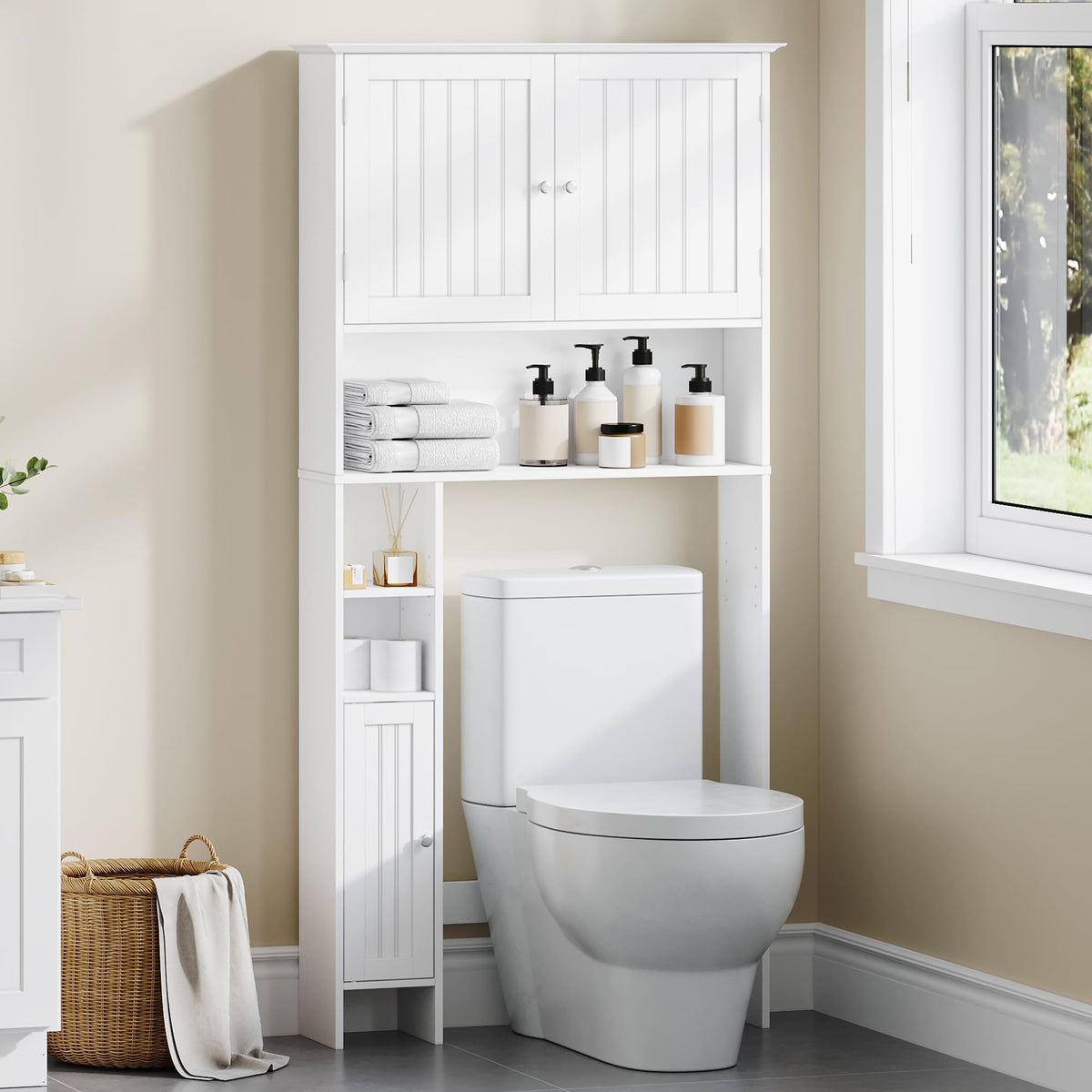 ChooChoo Bathroom Over The Toilet Storage Cabinet | Home Organization - Image 1