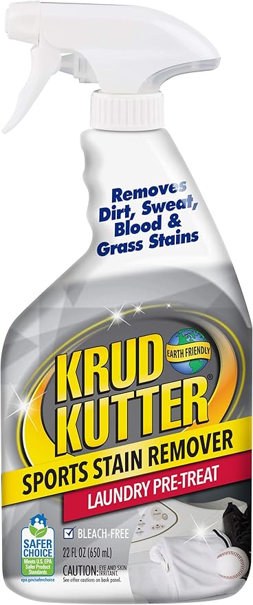 Krud Kutter 305473 Sports Stain Remover Laundry Pre-Treat, 22 oz, White
