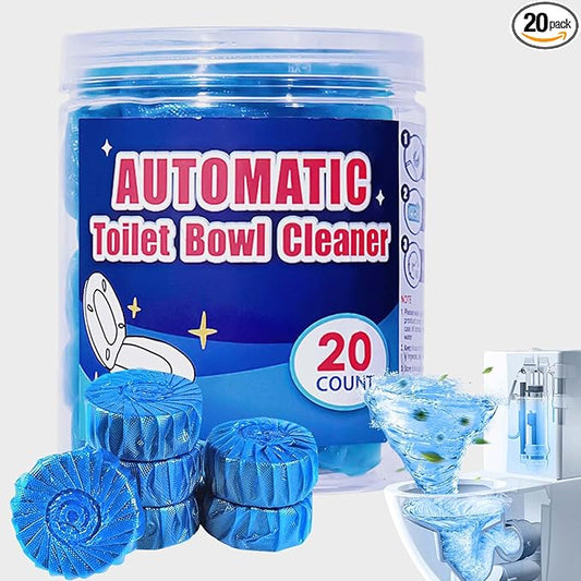 Toilet Cleaner Tablets, Toilet Tank Cleaners, Automatic Toilet Bowl Cleaner Tablets-20Pack Deep Cleaning, Long-Lasting Freshness