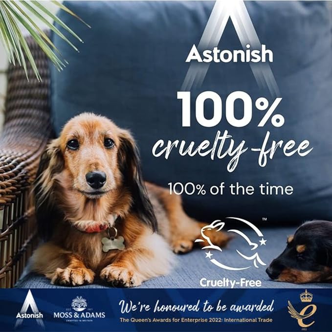 Astonish Multi Purpose Cleaning Spray 3 Pack With The Power Of Bleach - All Purpose Cleaning Solution Removes Heavy Duty Stains & Hygienically Cleans Bathrooms & Kitchen Surfaces, 750ml Spray Bottle