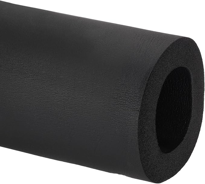 PATIKIL 3-1/2"(89mm) ID x 6.6Ft Pipe Insulation Foam Tube, Pipe Cover Wrap Roll Bar Padding Tubing for Handle Grip HVAC Outdoor Air Conditioner Units, Black