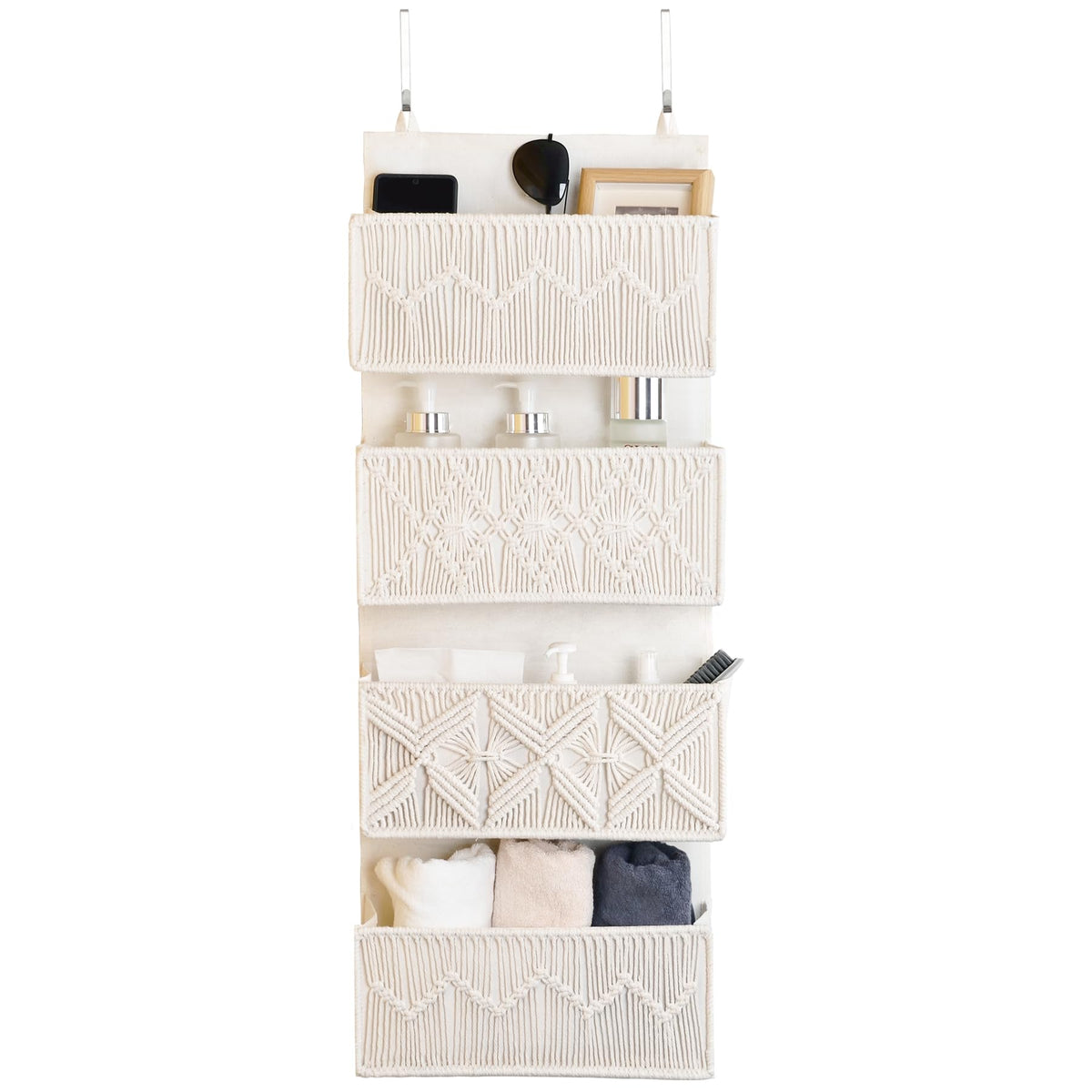 janebeauties Over the Door Organizer Macrame Boho Nu | All Products - Image 1