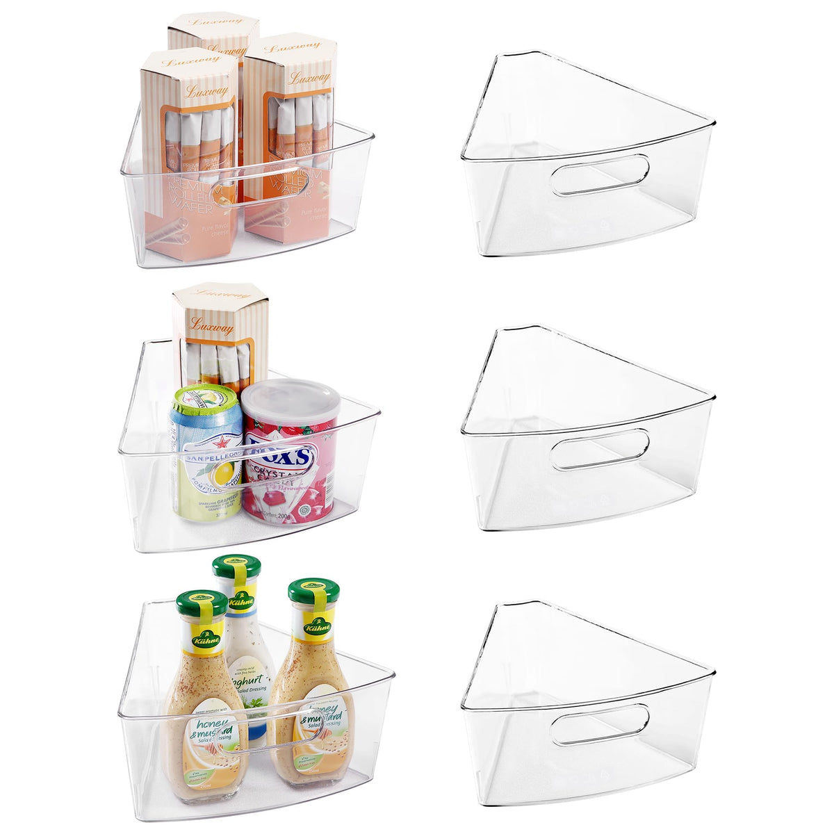 Oubonun Lazy Susan Cabinet Organizer Bins for Kitche | All Products - Image 1