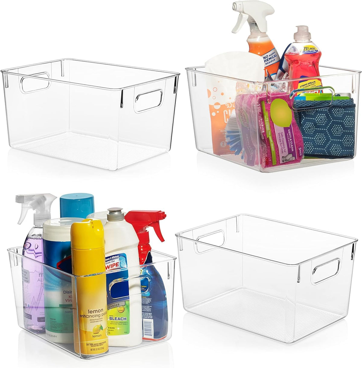 ClearSpace Clear Plastic Storage Bins – Pantry Organizers & - Image 1