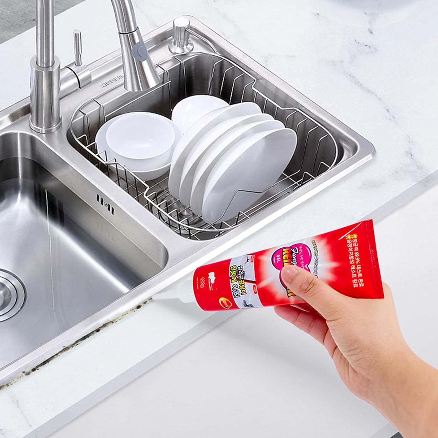 Black Spot Mold Remover Gel – Wall Caulk & Washing Machine Door Seal Cleaner