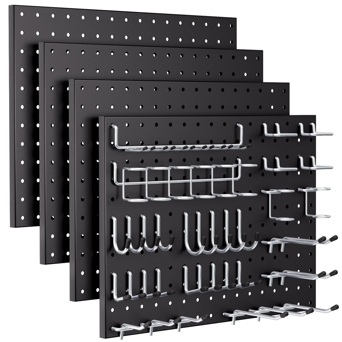 INCLY 70PCS Pegboard Wall Organizer Kit with Metal Panels - Image 1