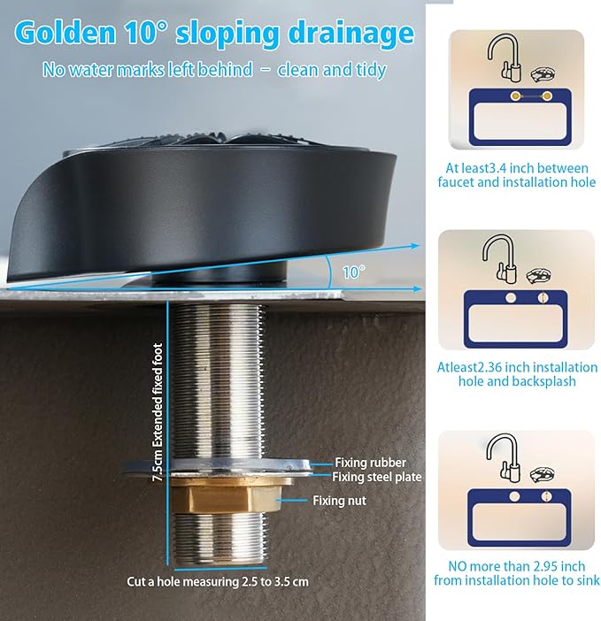 Petyoung Glass Rinser for Kitchen Sink, 360 Degree Rotating Glass Rinser with Pull Out Spray Head, Kitchen Sink Bottle Washer, Faucet Glass Rinser Cup Washer Cleaner Attachment Accessory for Bar Sink