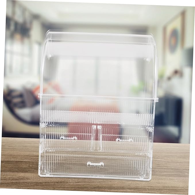 FRCOLOR Large Capacity Makeup Storage Box Acrylic Organizer Desktop Cosmetics Organizer Dividers