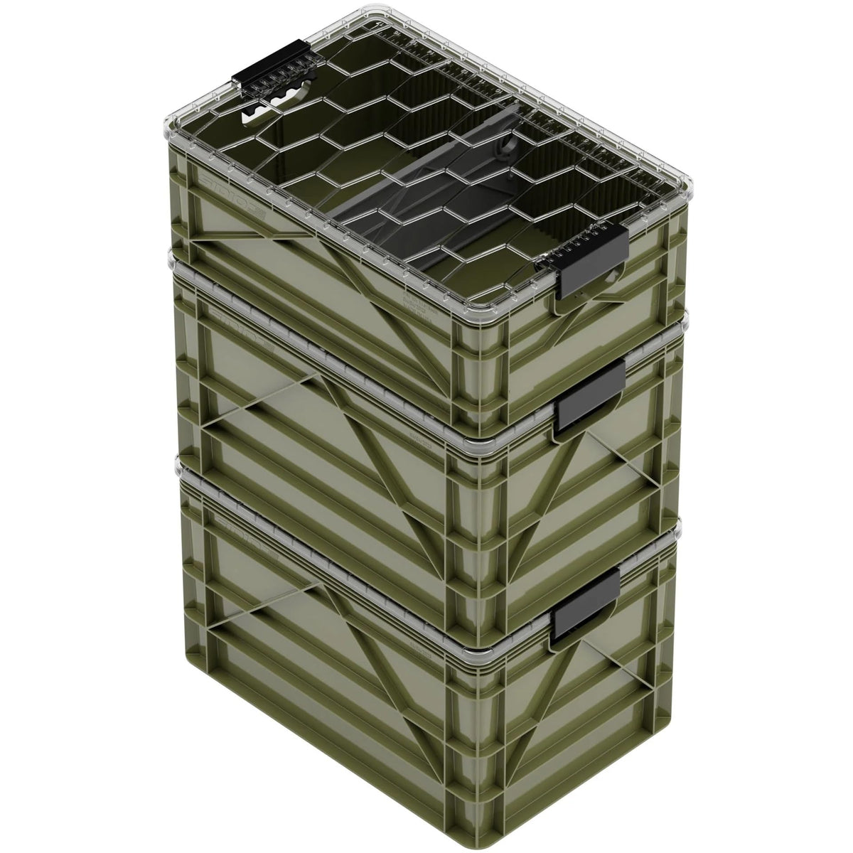 Starter Pack, HD Stackable Storage Bins with Lids & Dividers - Image 1