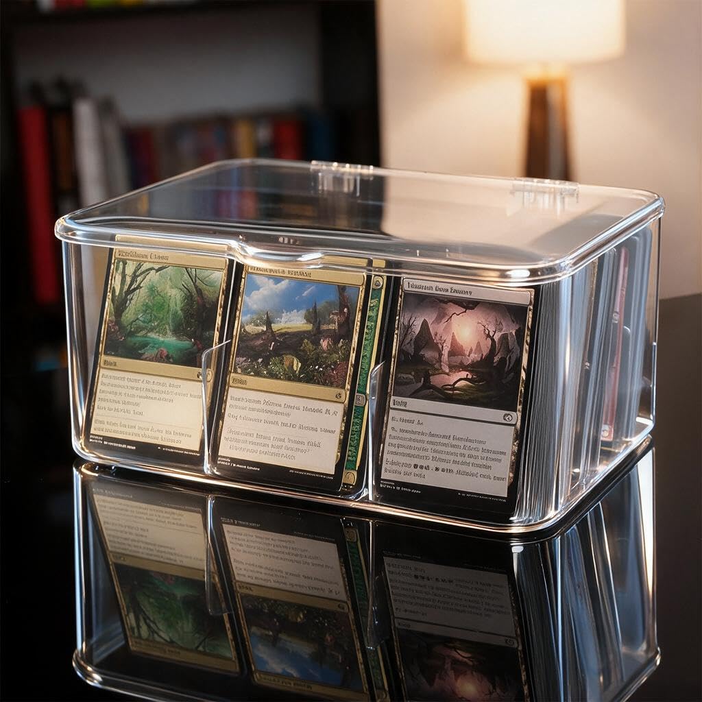 Large Card Storage Box Size Upgraded1800+ Acrylic Clear - Image 1