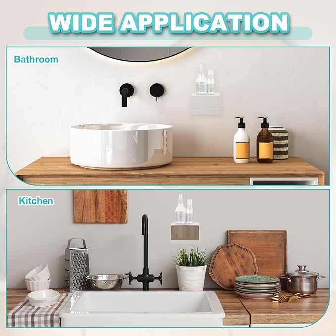 uxcell 2 Pack Dust-Proof Soap Holder, Wall Mounted Soap Dish for Shower Wall No-Drill Adhesive Shower Bar Soap Holder for Bathroom(Gray, 4.72 x 3.94 Inches)