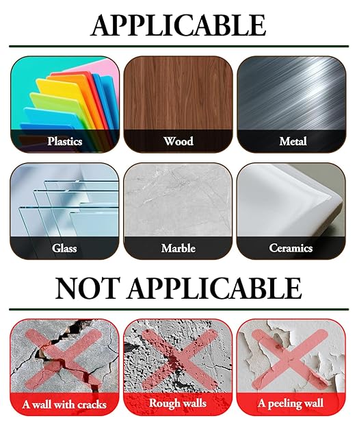60 Pcs Double Sided Tape Heavy Duty, Made of 3M, High-Adhesive Pads - White 1.57"x1.97" Automotive Adhesive Pads, Heat-Resistant, Waterproof, Outdoor & Indoor Decoration