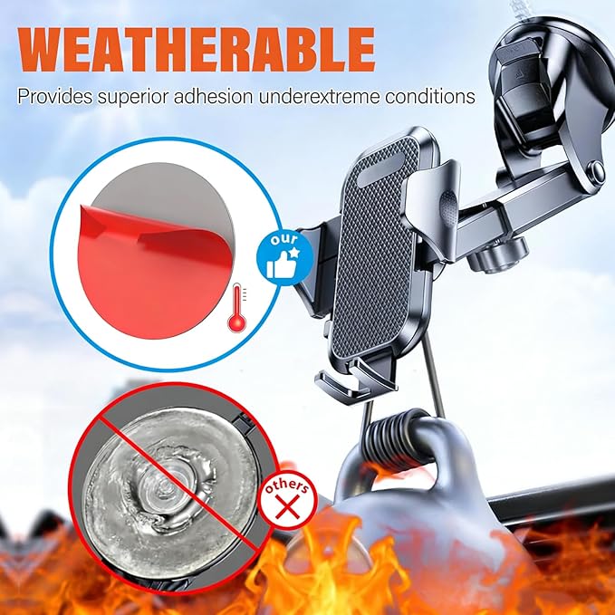 4Pcs 2.83" VHB Dash Cam Adhesive Pad , Heat Resistant Square Double Sided Car Mount Sticky Pad, Sticky Tape for Car Windshield, Dashboard, GPS, Includes 2 Replacement Sticky Pads (2.83" * 2.83")