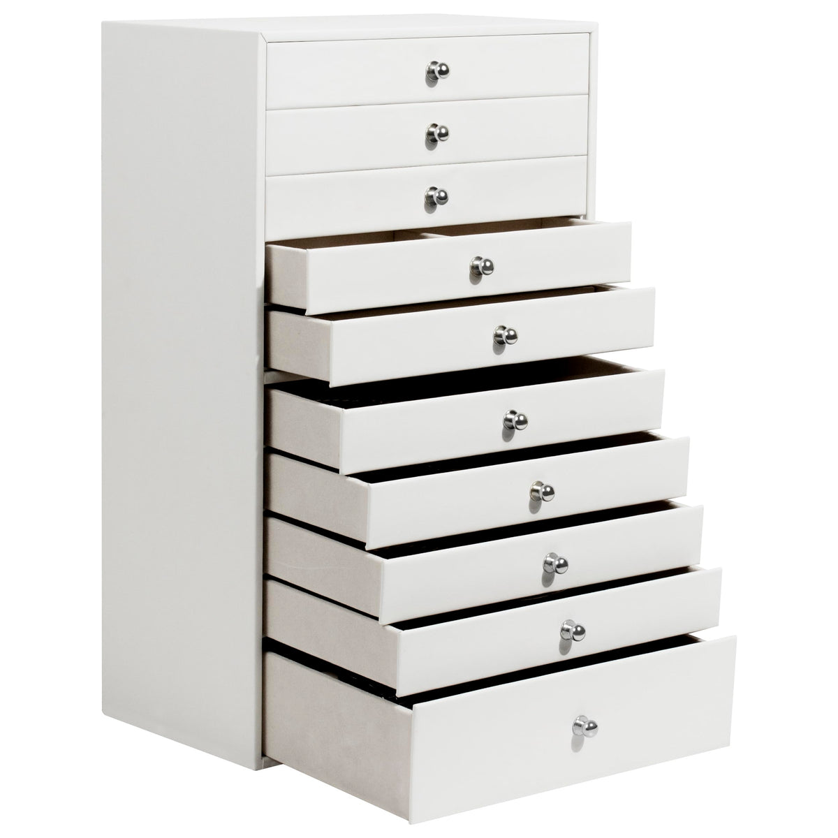 GUKA Large Jewelry Box, Jewelry Case with 10 Drawers - Image 1