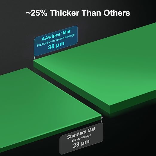 AAwipes Sticky Mat Tacky Pads Adhesive 24" x 36" 5 Packs, 30 Sheets/Packs, 150 Sheets Total Green Cleanroom Floor Mats Remove Dirt for Laboratory Construction Hospital Shoes