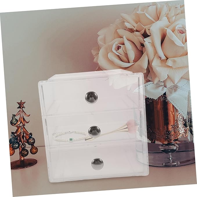 Three-layer Storage Box Drawers Multi-functional Desktop Organizer Desk Organizers and Storage Drawers