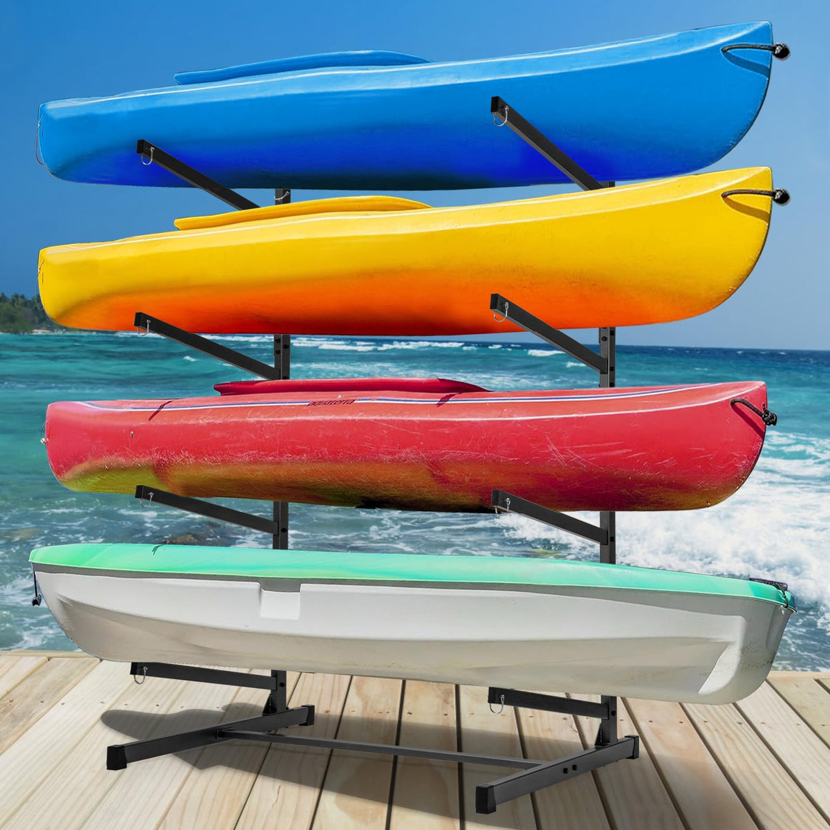 Kayak Storage Rack, Heavy Duty Kayak Racks for Garage - Image 1