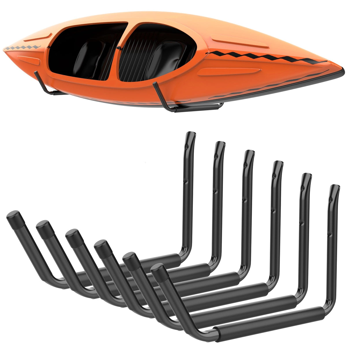 TORACK Kayak Storage Rack, Kayak Wall Mount for Garage - Image 1