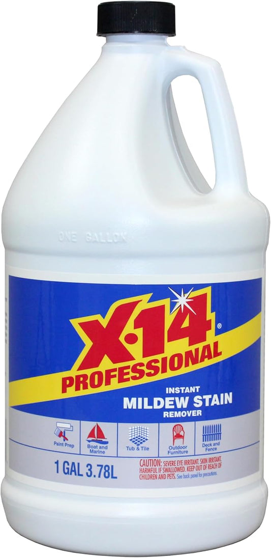 X-14 Professional Mildew Stain Remover - 1 Gallon
