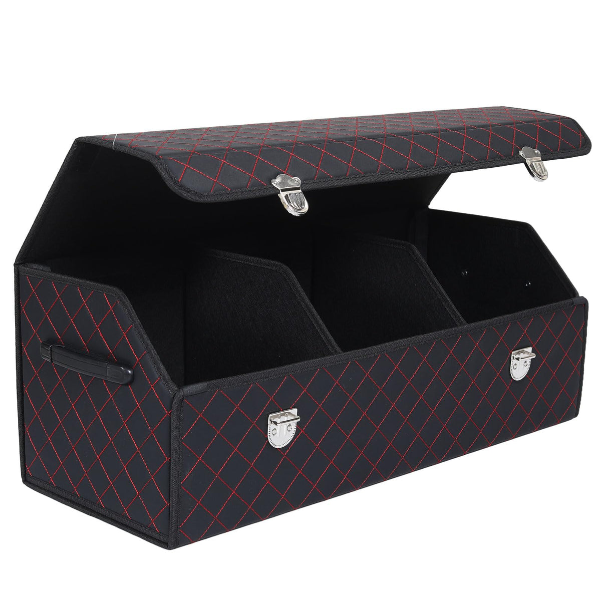 Trunk Organizer with Lid for Car Foldable Storage Box - Image 1