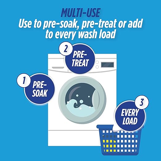 Biz Laundry Detergent Powder Booster, Stain & Odor Removal - 6-Pack, 50 Ounce Boxes