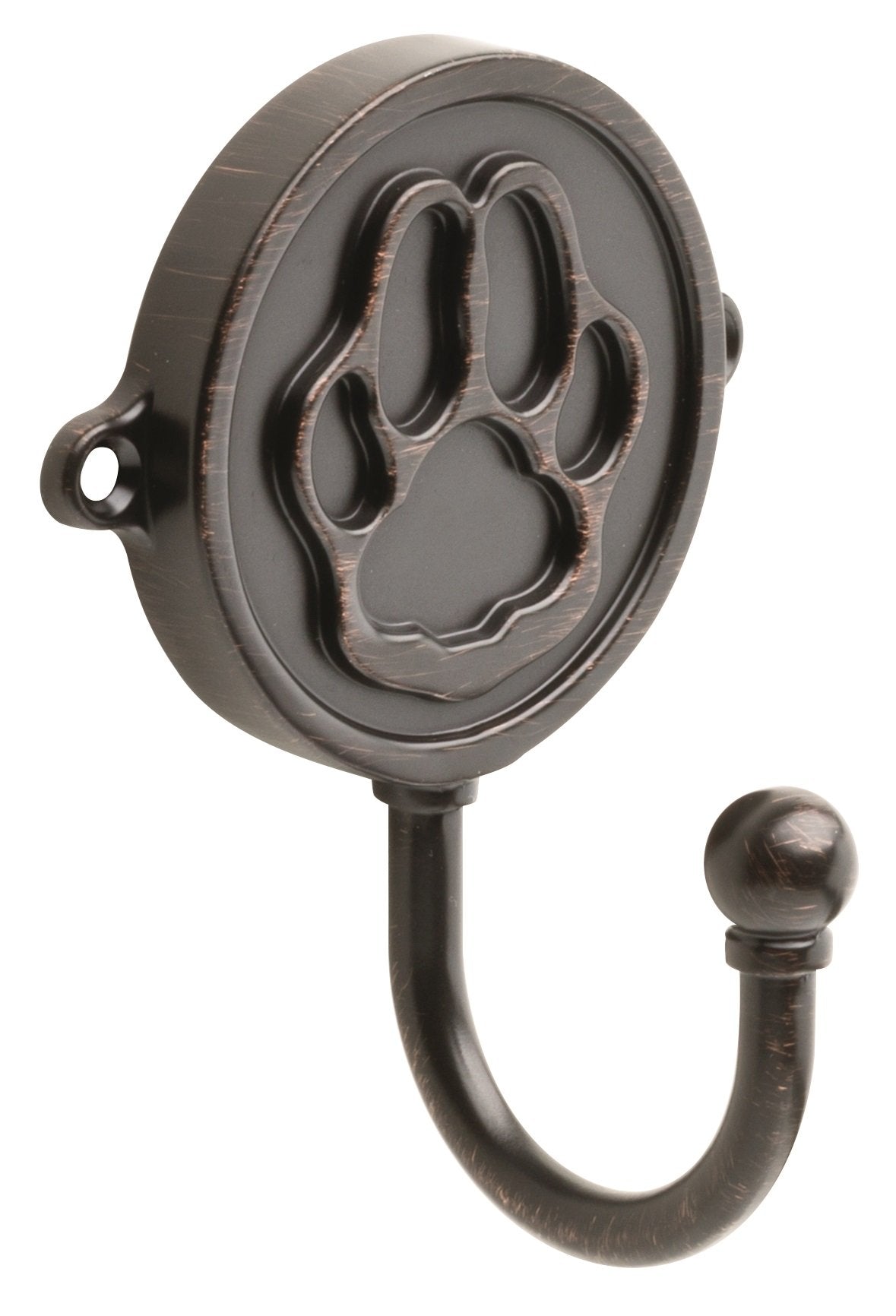 Franklin Brass Paw Print (1-Pack) Single Wall Hooks - Image 1