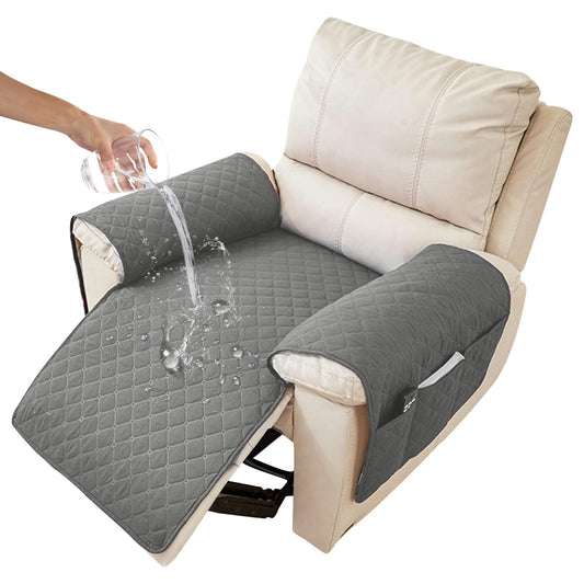 MEHIDFY Recliner Arm Chair Cover, Sofa Armchair Caddy - Image 1