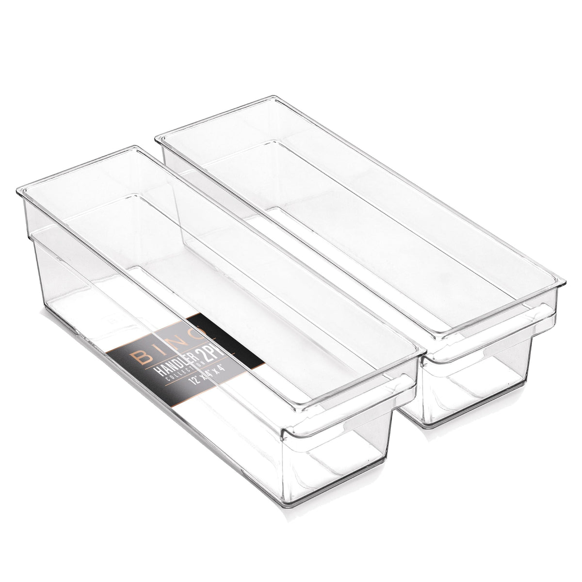 BINO | Plastic Storage Bins, Small - Shallow | THE HANDLER - Image 1