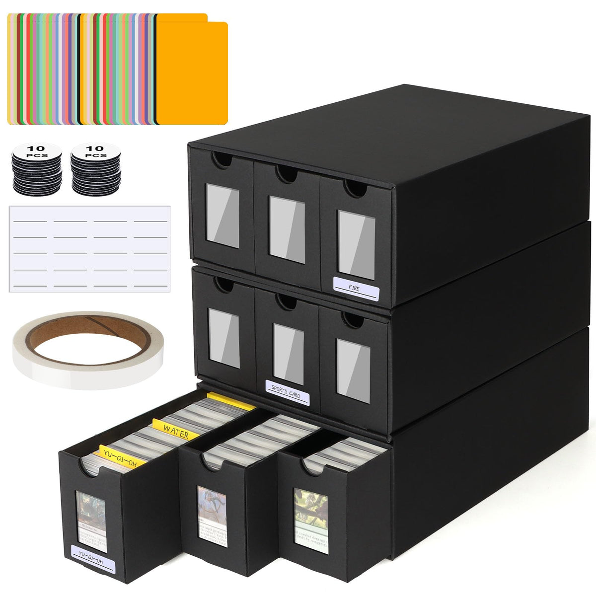 Trading Card Storage Box for Commander Display, 9000+ - Image 1