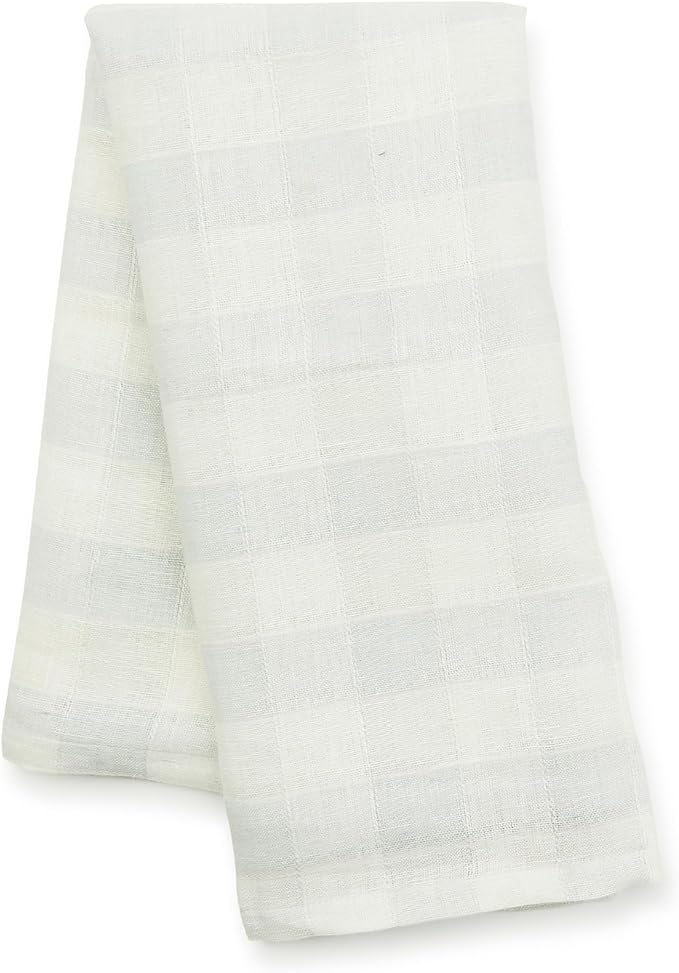 MACKENZIE-CHILDS Linen Dish Towel, Decorative Kitchen Towel, Gray Check