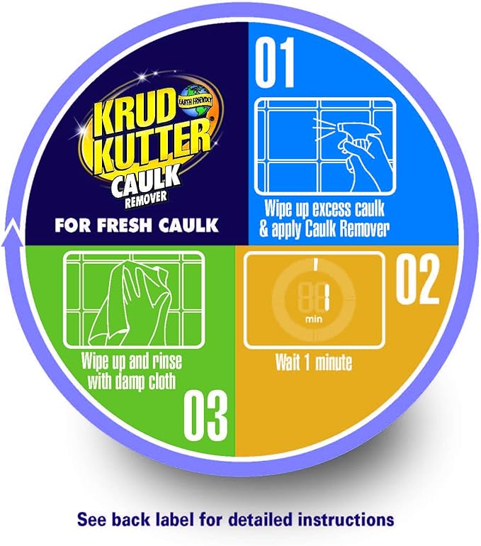 Krud Kutter 336250 Caulk Remover Spray, 24 Fl Oz