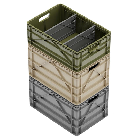 Basic Pack, Heavy Duty Stackable Storage Bins, Camo Variety Pack - Image 1