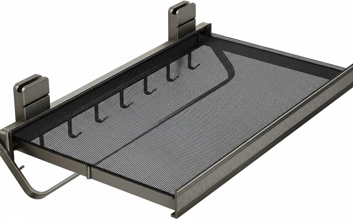 Indoor Clothes Drying Rack Foldable,Wall Mounted Retractable - Image 1
