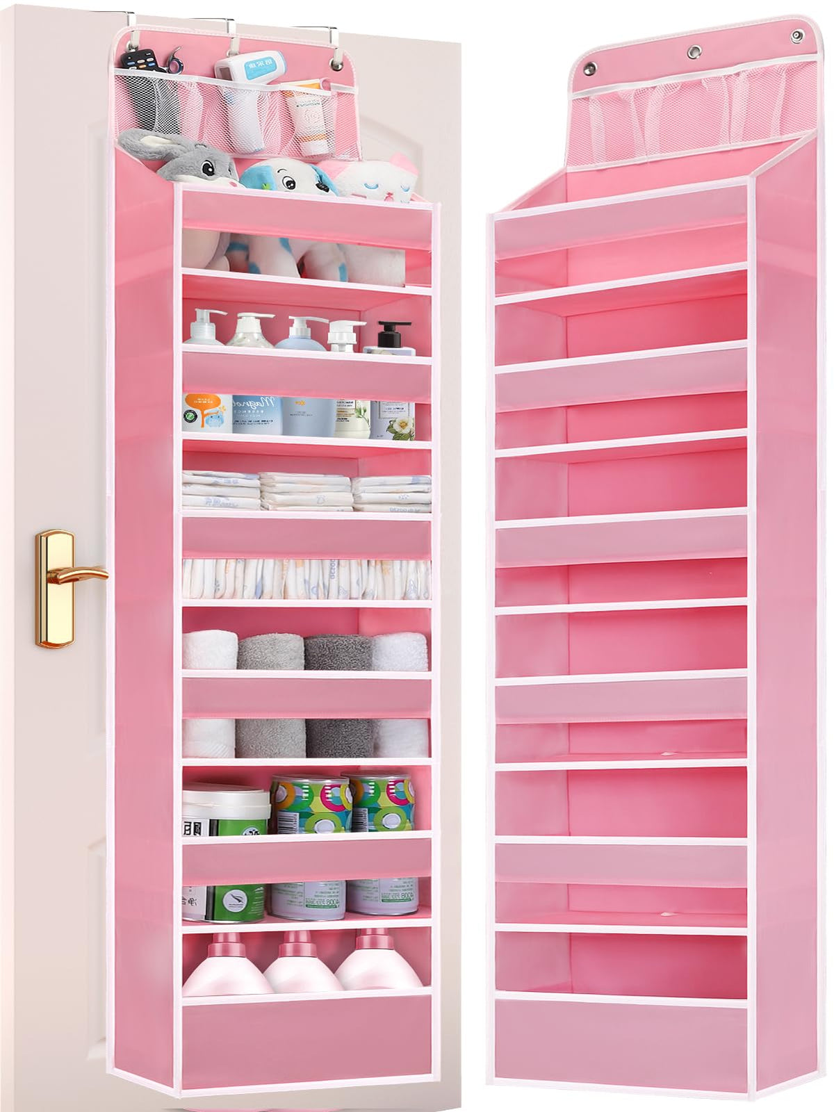 Over Door Hanging Organizer, No Tilt Baby Closet Organizer - Image 1