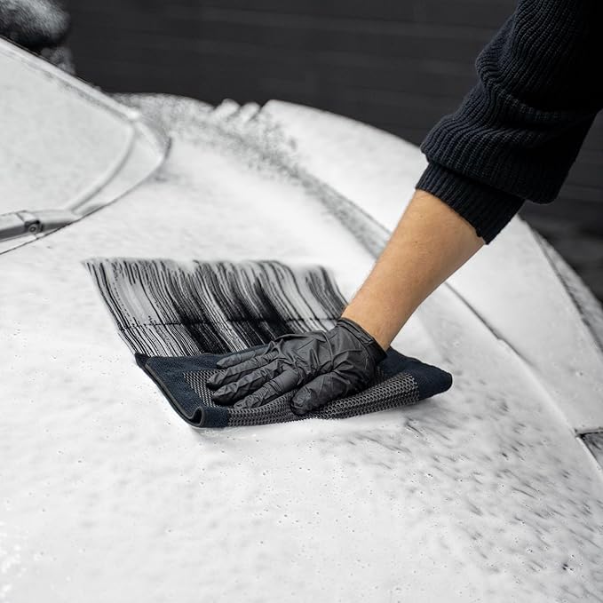 Blackline Clay Towel - Auto Detailing Clay Towel - Decontaminate Paint and Glass for Smoth Washing - 12" x 12"