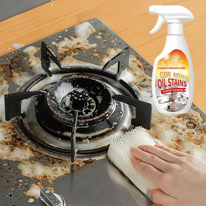 wuliao FIELL Clean Kitchen Oil Stains Spray, Heavy-Duty Kitchen Degreaser Foam Cleaner, Multi functiona Foam Cleaner Spray(3)