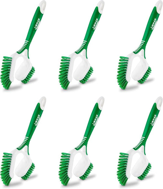 Libman Dual-Sided Tile & Grout Brush | Case of 6