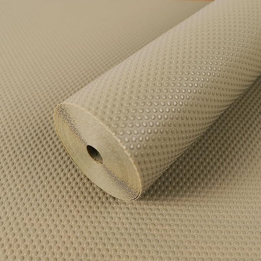 24-inch Large Shelf Liner for Cabinet: Waterproof Kitchen Cabinets Liners for Under Sink - Khaki Easy to Cut Non-Adhesive Protector Drawers Liner 24" x 300 inch
