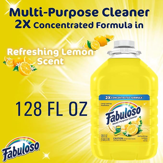 Fabuloso Multi-Purpose Cleaner Concentrated Formula, 1 Gallon