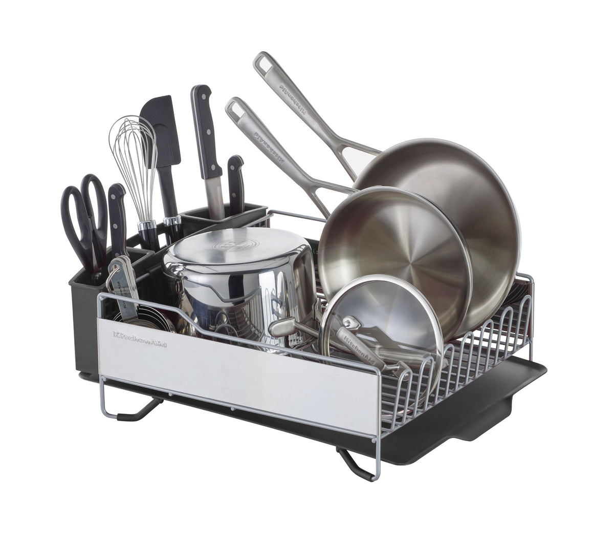 KitchenAid Large Capacity Full Size Rust Resistant Dish Rack - Image 1