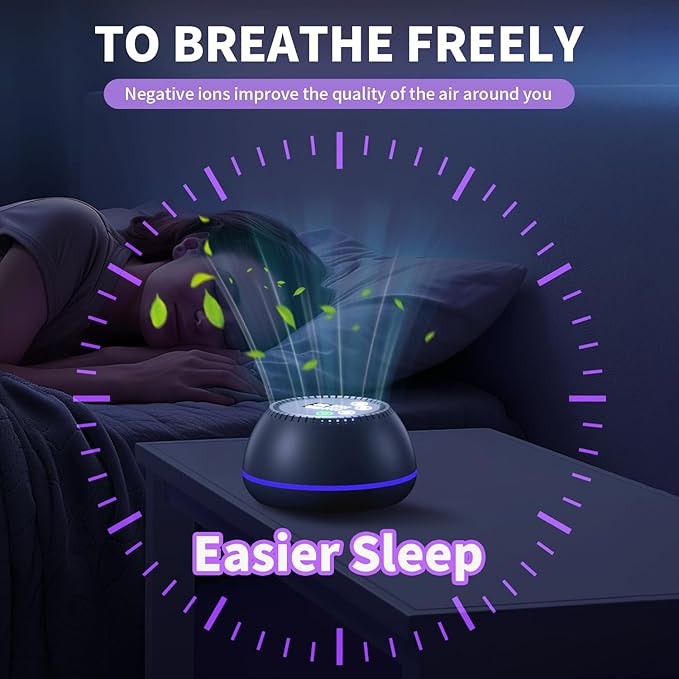3-in-1 Ozone Machine Odor Removal with 10000mAh Battery, Air Purifier for Pets, Smoke, Home, Closet, Toilet
