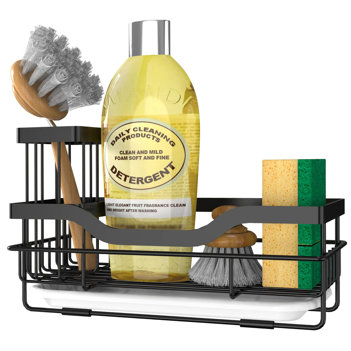 Sponge Holder for Kitchen Caddy Sink Organizer, Multifunctional - Image 1