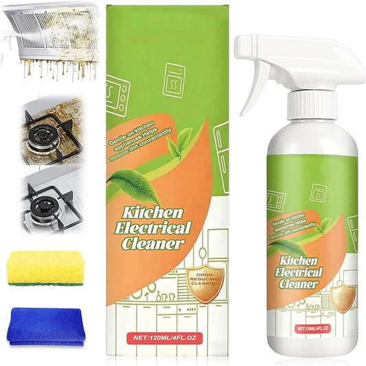 Electrolyzed Ion Kitchen Cleaner Spray，Multi-purpose Kitchen Heavy Duty Cleaner Degreaser forAppliances, Household, Oven, Stove, Range Hood (120ML