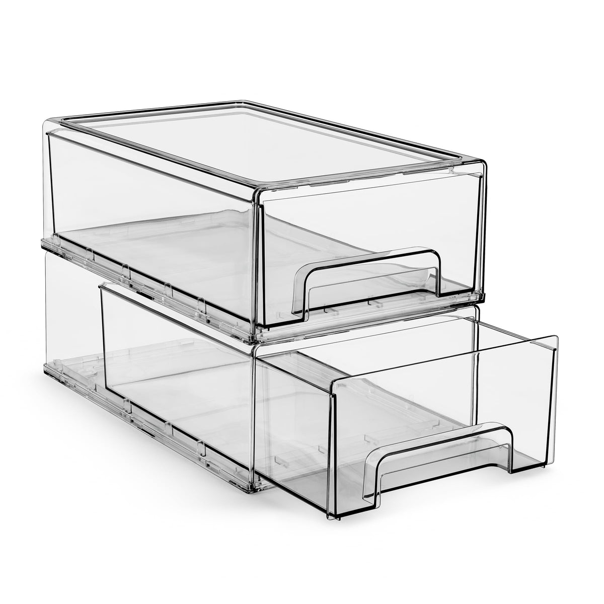 Sorbus Clear Stackable Storage Drawers for Refrigera | All Products - Image 1