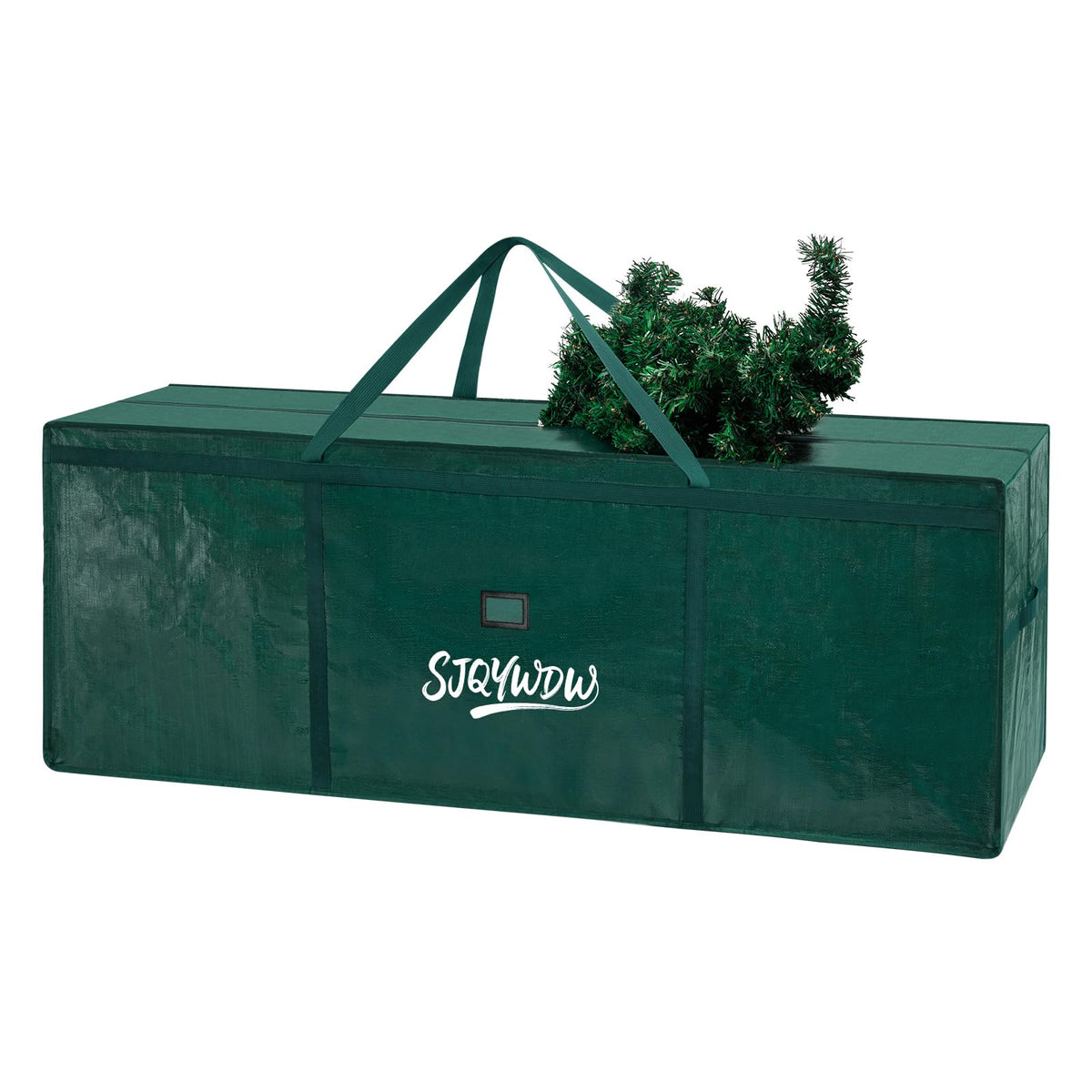Small Christmas Tree Storage Bag 4ft for Short Trees - Green - Image 1